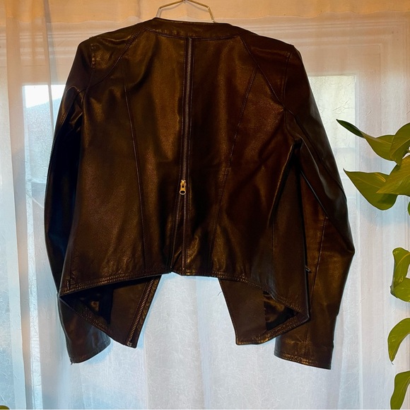 Genuine leather Volcom Stone Row moto jacket - Picture 5 of 7